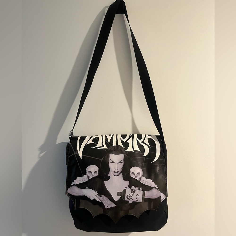 Black Crossbody Vampira bag. Discontinued rare!